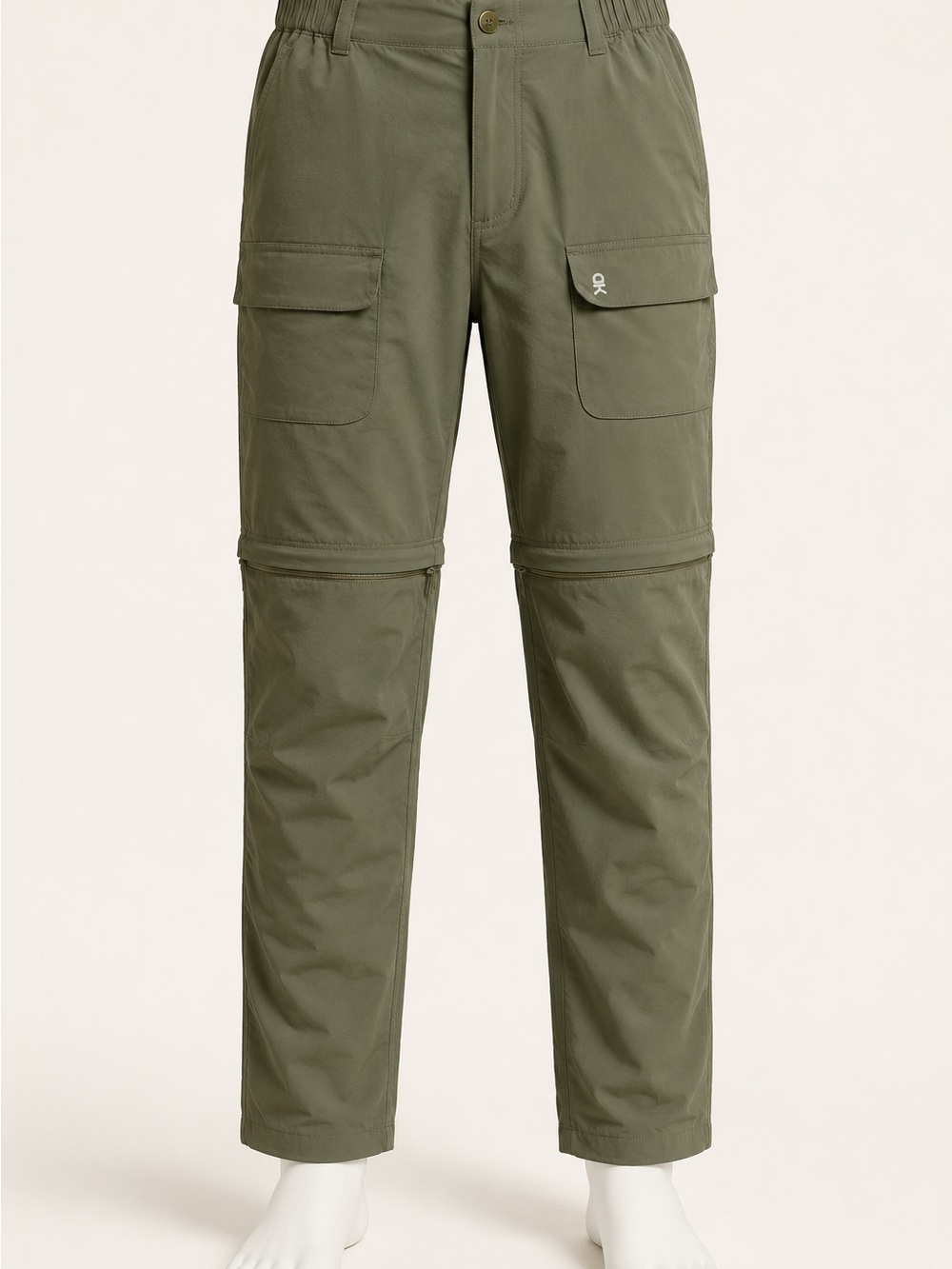 NWT Little Donkey Andy XL Olive Convertible Hiking Cargo Pants